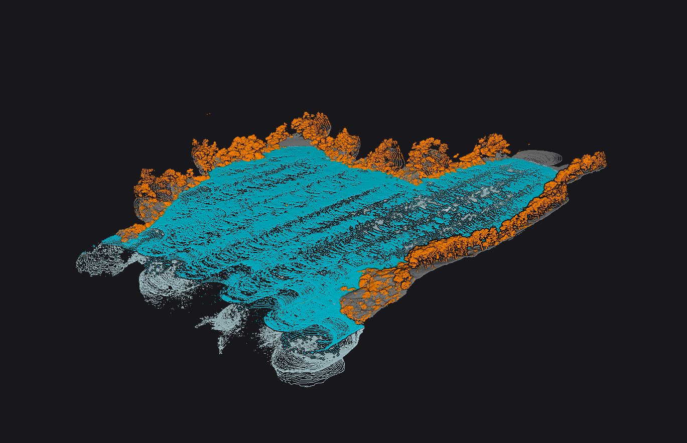 17.5m depth (Inlet in Southern France)